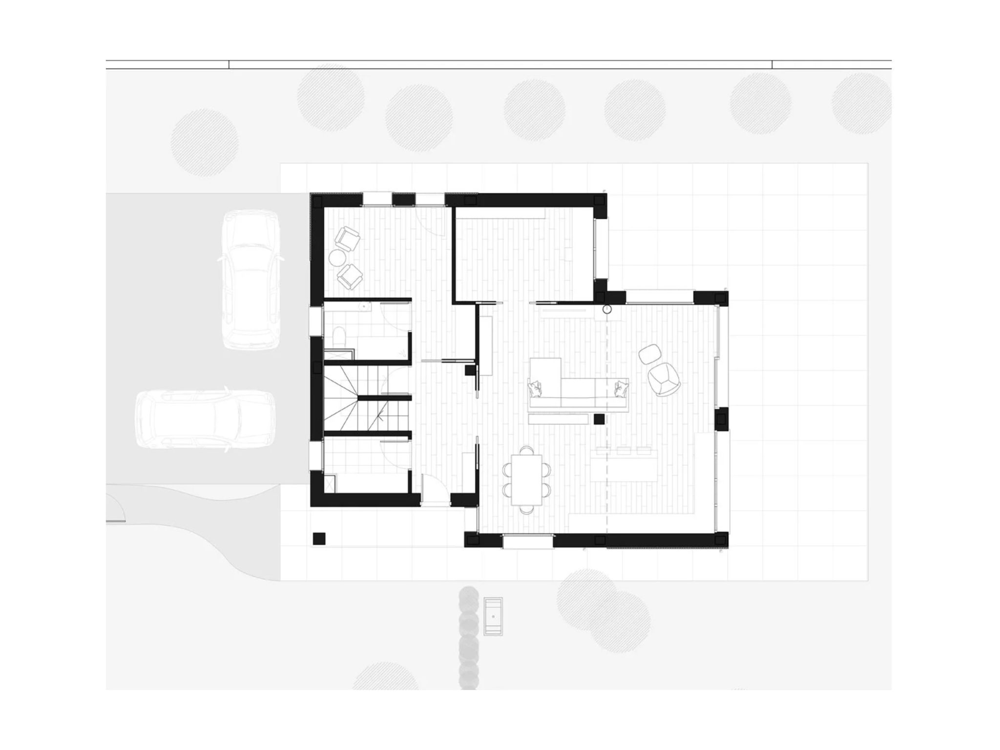Plano del proyecto Proyecto EC: vivienda unifamiliar en Mungia